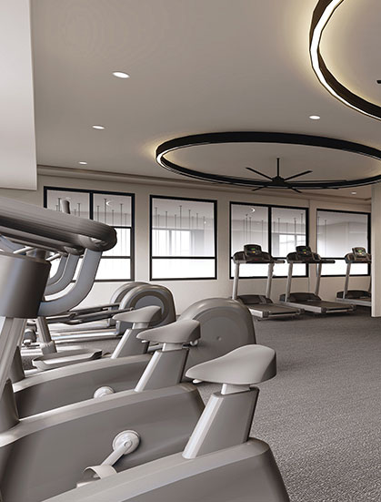 Rockwick Apartments Fitness Room